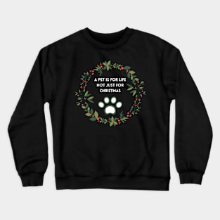 Adopt don't shop this Christmas Crewneck Sweatshirt